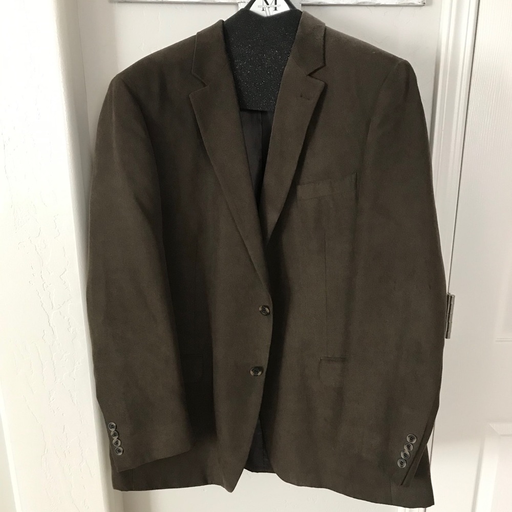 Andrew Fezza brown soft blazer